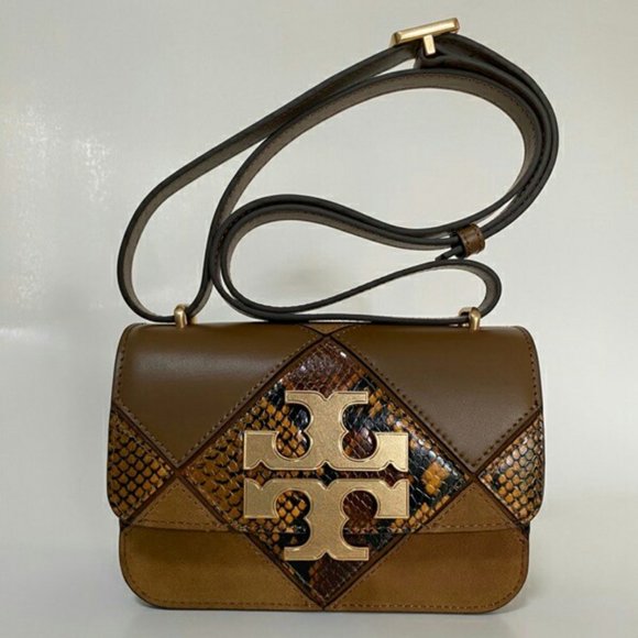TORY BURCH Eleanor Patchwork Convertible Shoulder Bag - Picture 1 of 5